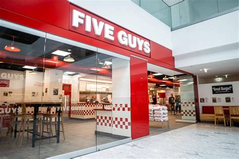 the first five guys restaurant.